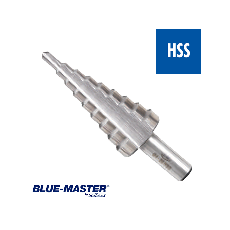 Brocas Escalonadas HSS Blue-Master Atornillamientos Métricos de Cable Brocas Escalonadas HSS Blue-Master Atornillamientos Métricos de Cable