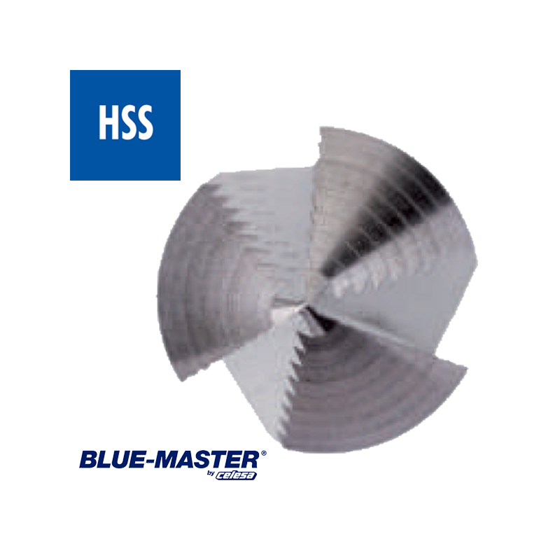 Brocas Escalonadas HSS Blue-Master Recta con 3 Cortes Brocas Escalonadas HSS Blue-Master Recta con 3 Cortes