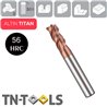 Mills Carbide 3 Flute Recubrimiento ACH 56HRC Amarre Weldon