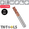 Fresa Metal Duro 4 Cortes Recubrimiento ACH 56HRC Largo de corte especial