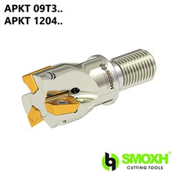 Face Mill Shoulder MT90 APKT 09T3../1204.. 90º adaptable for APKT