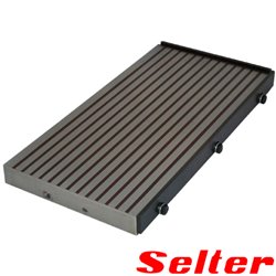 Magnetic plates for hard metal