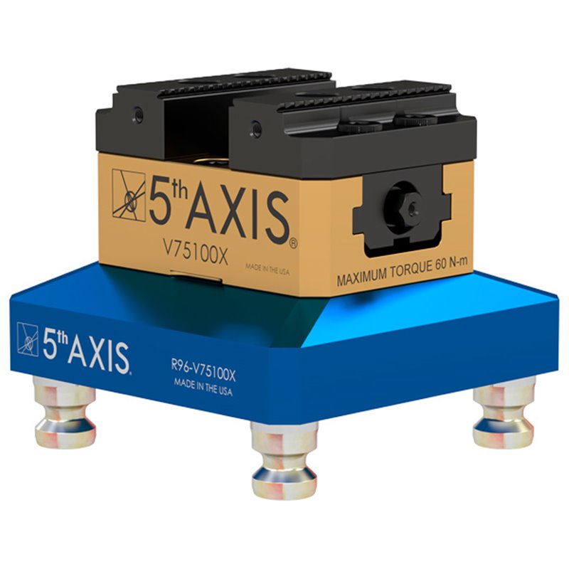 Étaux à serrage concentrique - Set V75100X 125mm x 126mm x 88mm Étaux à serrage concentrique - Set V75100X 125mm x 126mm x 88mm