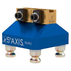 Dovetail clamping device - metric 2 x DM12 - 75mm x 75mm x 51mm