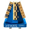 Dovetail clamping device - metric Pyramid with 12 x DM12 - 126mm x 126mm x 134mm