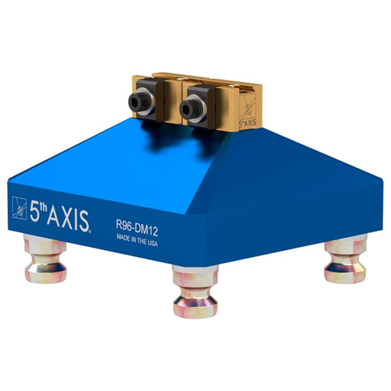 Dovetail clamping device - Double 2 x DM12 - 126mm x 126mm x 67mm Dovetail clamping device - Double 2 x DM12 - 126mm x 126mm x 67mm