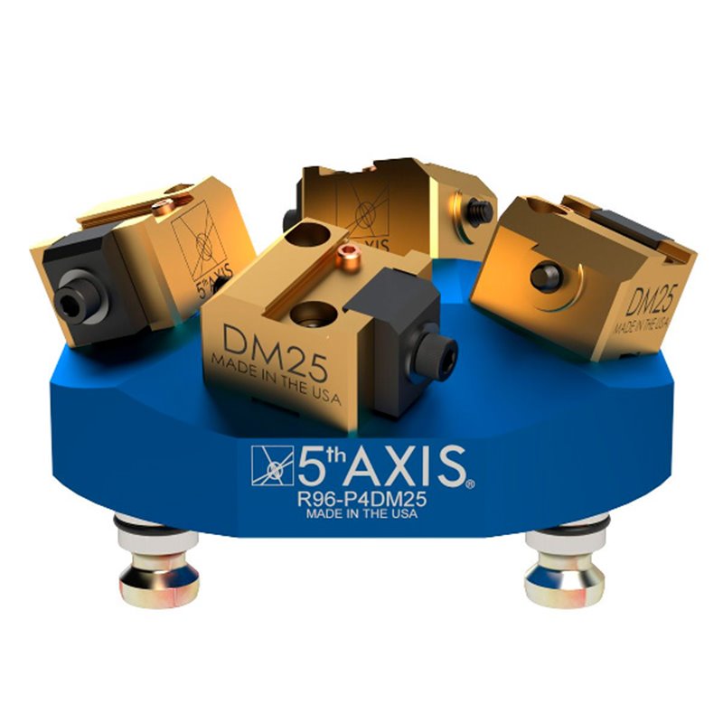 Dovetail clamping device - Pyramid 4 x DM25 - Ø152mm x 65mm Dovetail clamping device - Pyramid 4 x DM25 - Ø152mm x 65mm