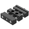 Pince de serrage double (Pin vice) largeur des mâchoires 75mm