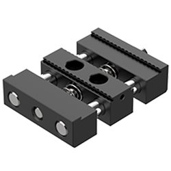 Doppel- Self-Centering Vise (Pin vice) Jaw width 75mm