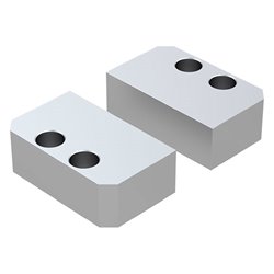 Machinable Jaws Aluminum for V75100X/V75150X