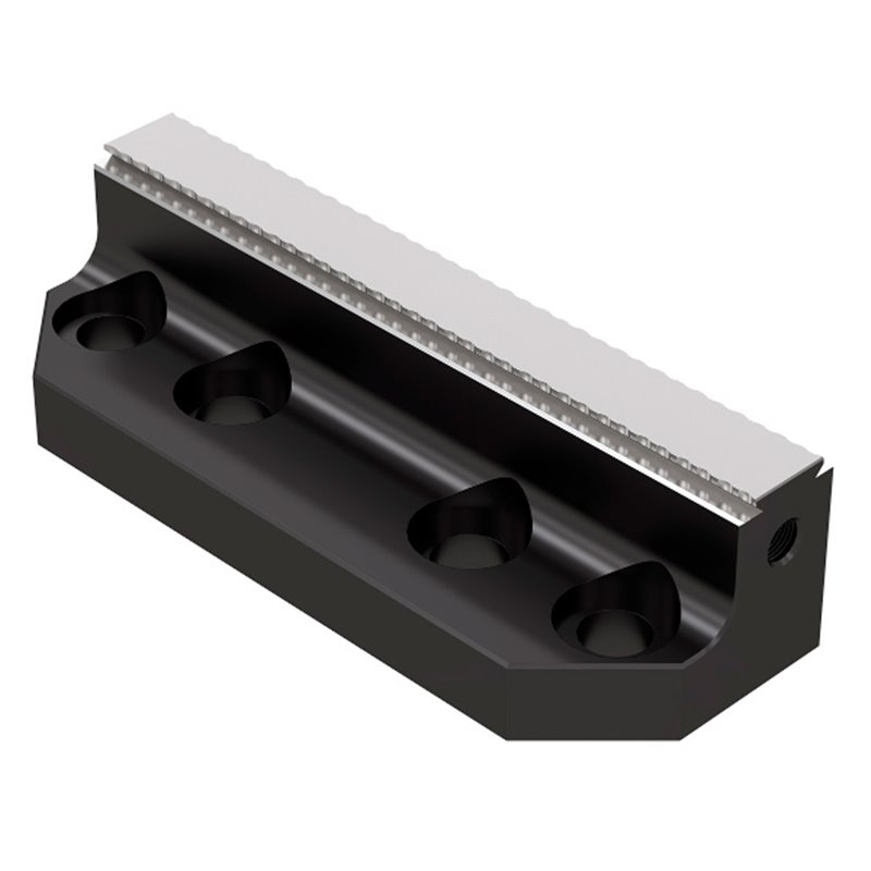 Dovetail & Serrated Center Hard Jaw for DV56/DV510 Dovetail & Serrated Center Hard Jaw for DV56/DV510