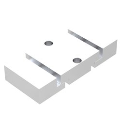 Bocas Mecanizables de Aluminio para DV510 3 Piezas