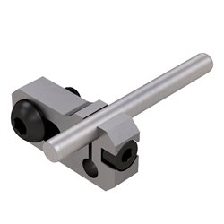 Adjustable work stop for 5th Axis vises