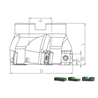 Face Mill Shoulder TK90 490R 08T3 / 1404.. 90º adaptable for 490R 08T3 / 1404
