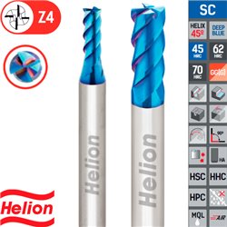 Solid Carbide Square End Mill Z4 45º