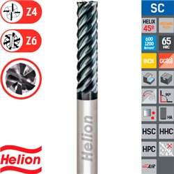 Multiflutes End Mill Extra Long Z4-Z6 45º