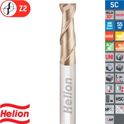 Fresa Metal Duro Plana Z2 30º