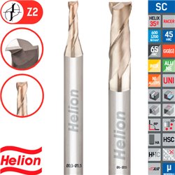 Fresa Metal Duro Plana Z2 35º