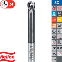Corner Radius End Mill Long Z4 30º
