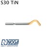 Cuchilla de desbarbado Noga S30 TIN