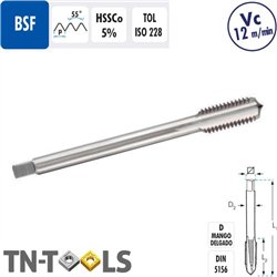 Mâle Machine BSF HSSCo Droit ISO228
