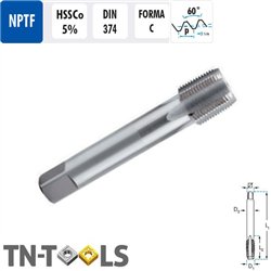 Macho Máquina NPTF HSSCo Recto DIN374