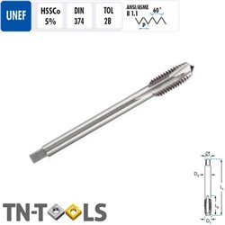 Mâle Machine UNEF HSSCo Droit DIN374 2B