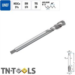 UNEF HSSCo Helical Male Machine DIN374 2B