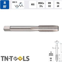 M HSSCo Straight DIN352 6H Short Male Machine Finished Height