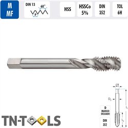 M HSSCo Helical Short Male Machine DIN352 6H