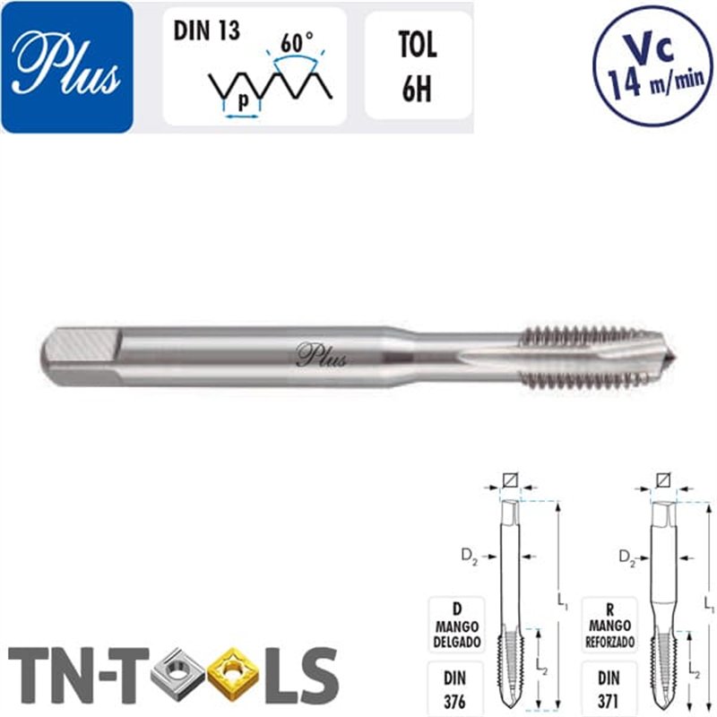 Mâle Machine Droit Plus M HSS PM 6H