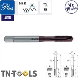 Macho Máquina Recto Super Plus ALTIN M HSS V3 6H