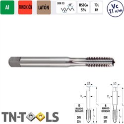 Male Machine Straight MD Casting 6H