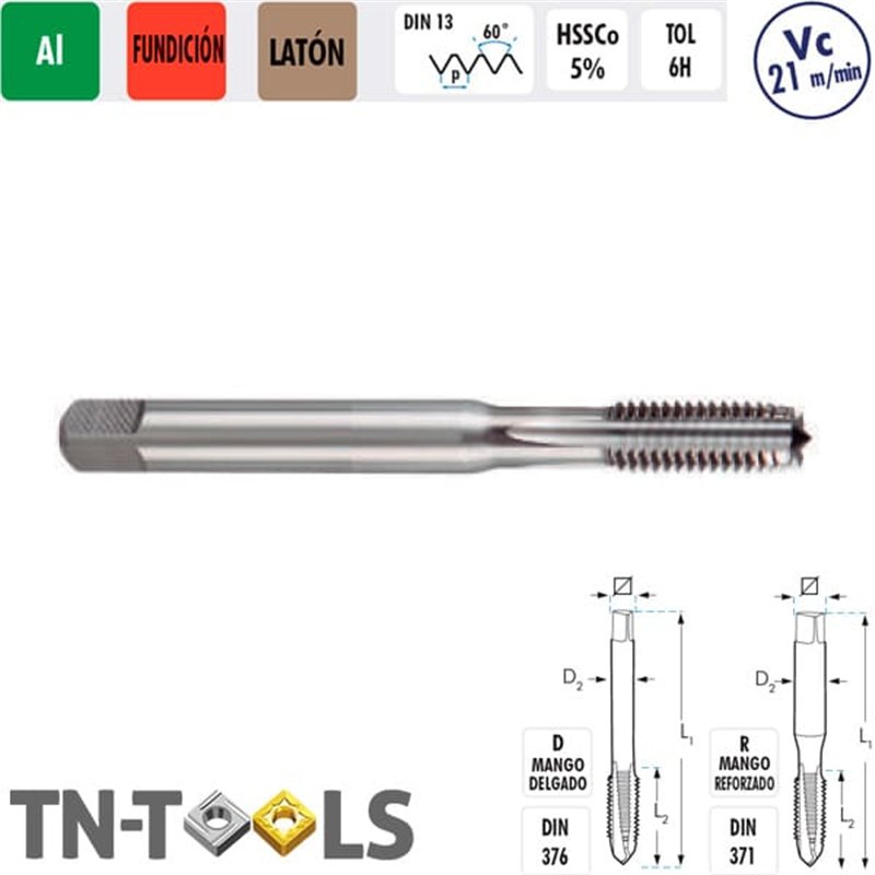 Male Machine Straight MD Casting 6H