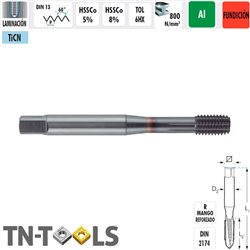 Machine à laminer droite HSSCo 8% TICN 6HX CR