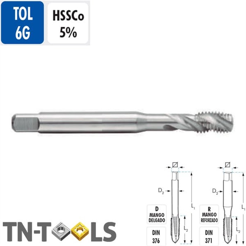 Male Helical Machine HSSCo 6G