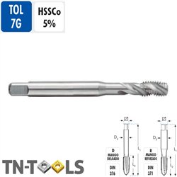 Macho Máquina Helicoidal HSSCo 7G