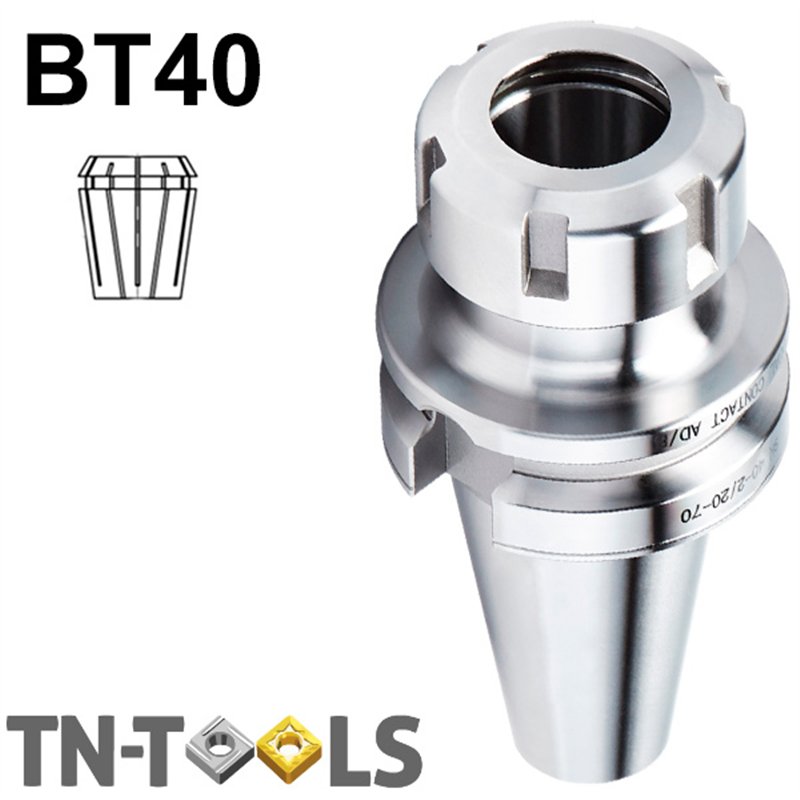 Dual Contact Collet Chuck BT40 ER Medium Range