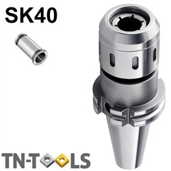 Dual Contact Heavy Duty Milling Chuck SK40 DIN69871 Medium Range