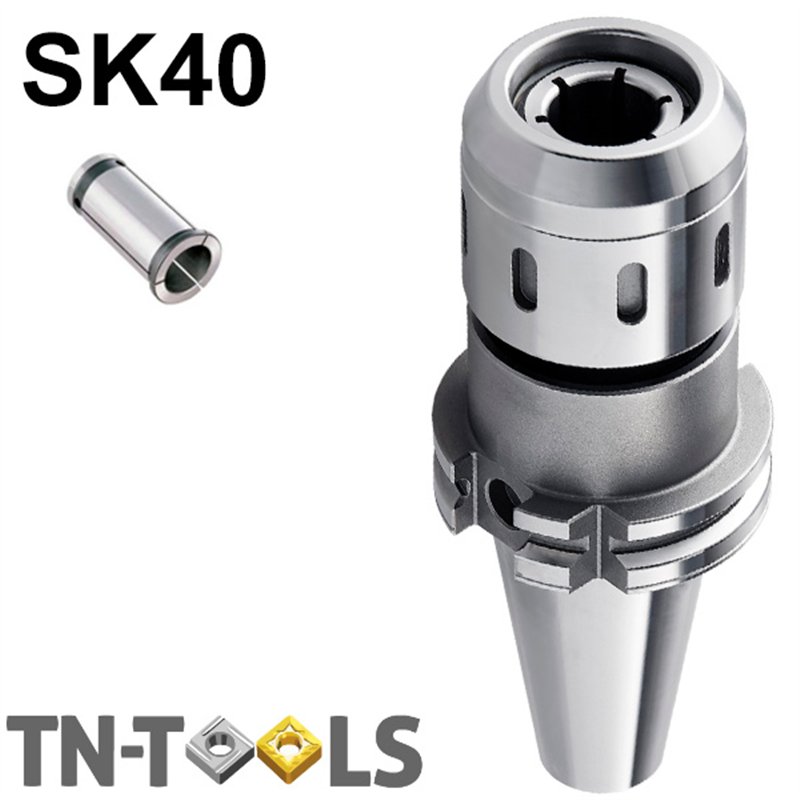 Dual Contact Heavy Duty Milling Chuck SK40 DIN69871 Medium Range
