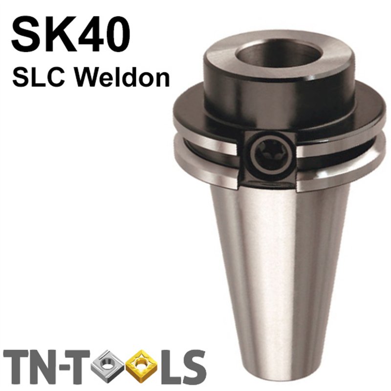 Dual Contact Side Lock End Mill Holders SLC SK40 DIN69871 AD Medium Range