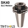 Dual Contact Side Lock End Mill Holders SLC SK40 DIN69871 AD Medium Range
