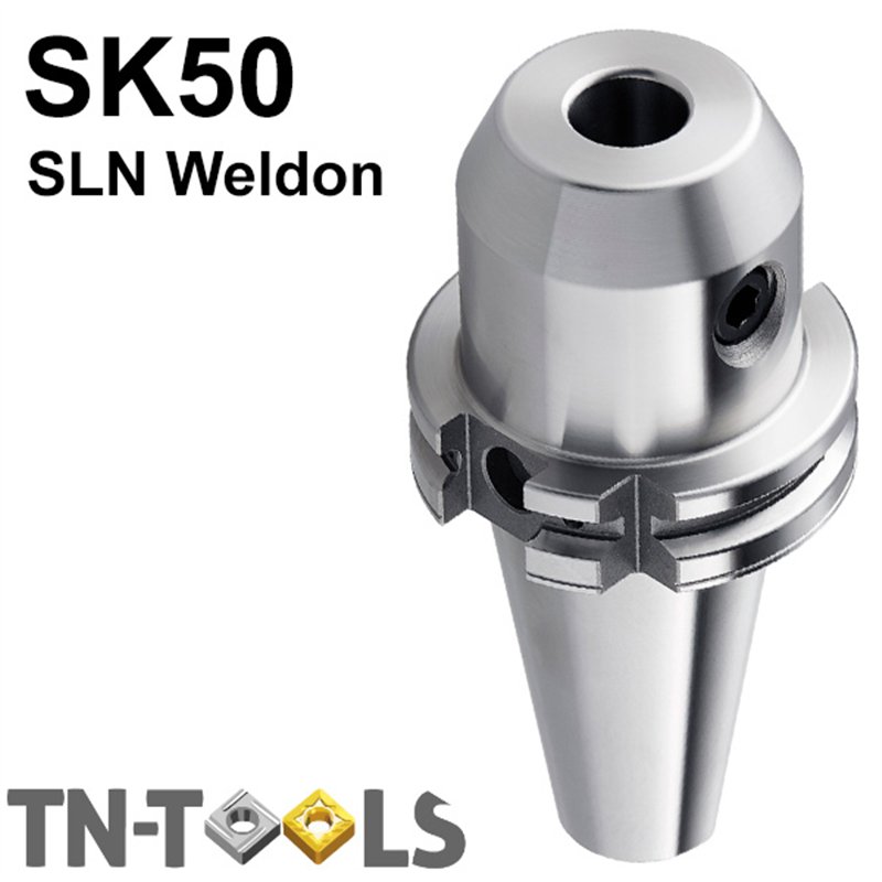 Dual Contact End Mill Holders SLN SK50 DIN69871 AD Medium Range