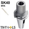 Douille de réduction pour Cono Morse MTA Contact Direct SK40 DIN69871 AD/B Milieu de Gamme
