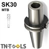 Douille de réduction pour Cono Morse MTB Contact Direct SK30 DIN69871 AD Milieu de Gamme
