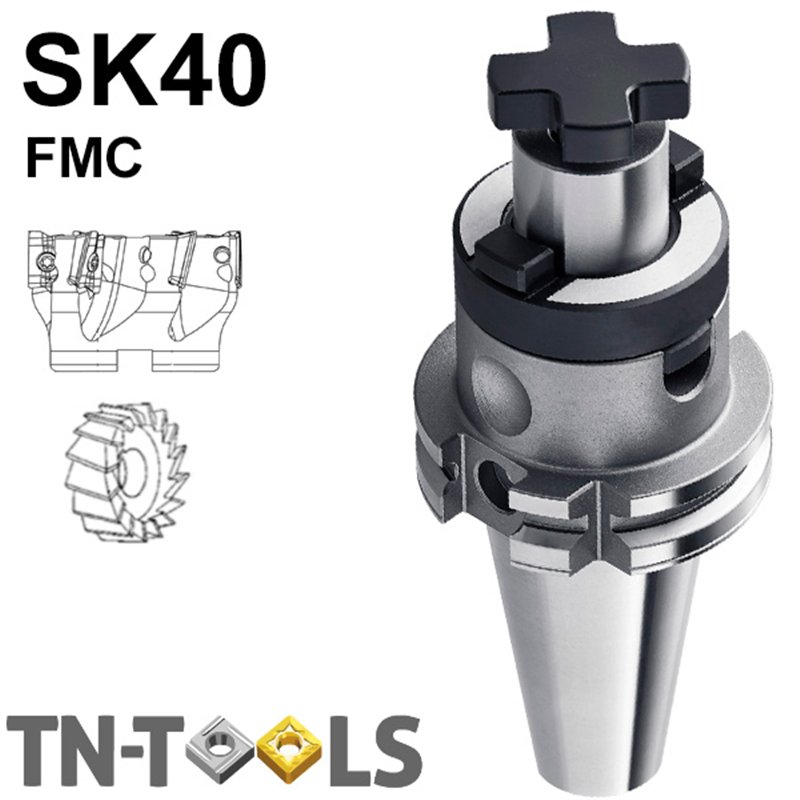 Dual Contact Combi Shell Mill Holder SK40 DIN69871 AD/B Medium Range