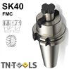 Dual Contact Shell Mill Holder with Internal Coolant Supply SK40 DIN69871 AD Medium Range