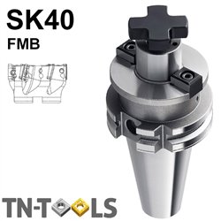 Cono Portafresas con Chavetas Frontales SK40 Dual Contact DIN69871 AD/B Gama Media