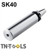 Dual Contact Boring Bar Blank SK40 DIN69871 Medium Range