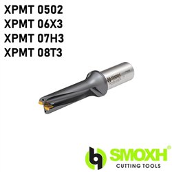 3xD Drill Bits for XPMT 0502 / 06X3 / 07H3 / 08T3 Indexable Insert